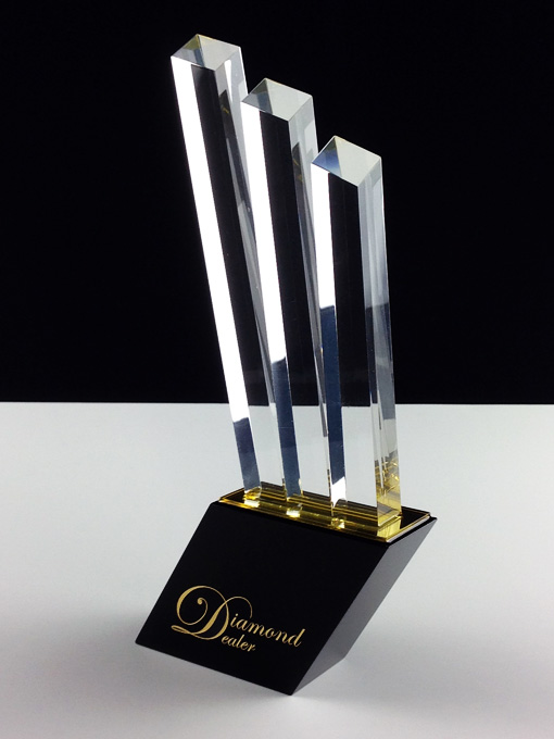diamond wings award, modern trophies design, wing design trophy, 